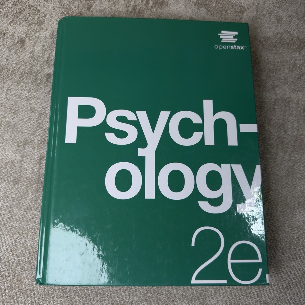 Psychology 2e by Openstax Hardcover College Textbook Great Condition